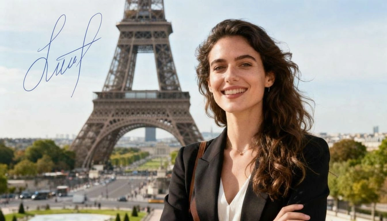 Artwork photo with AI-added digital signature watermark for portfolio authenticity